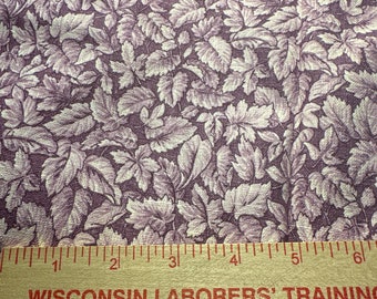 Lavender leaf woven cotton fabric, 2/24