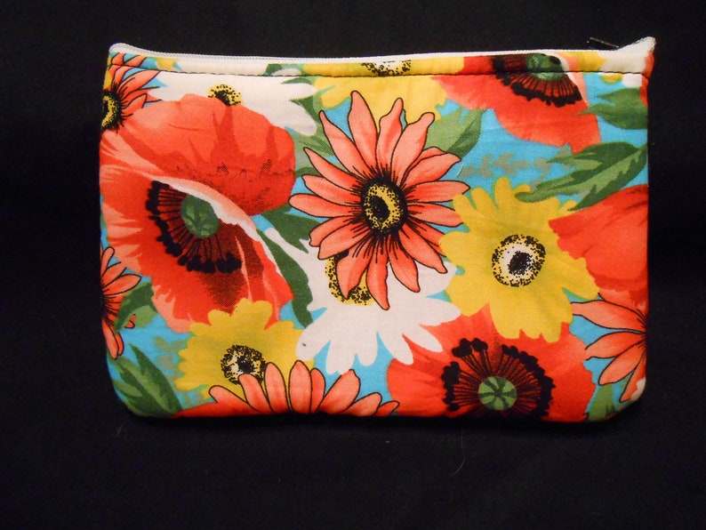 Handmade Coin Purse make-up case wallet change pencil case mod print
