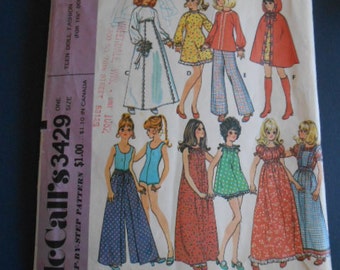 McCalls 3429,  Barbie clothes