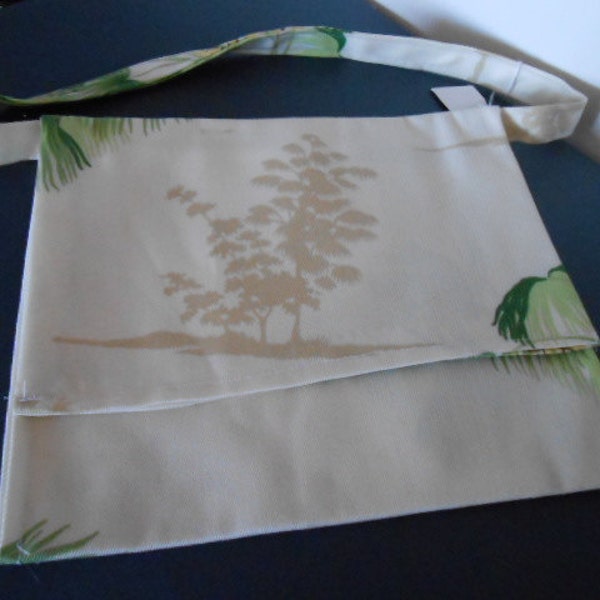 Flap purse,  Over the shoulder purse, large tree print