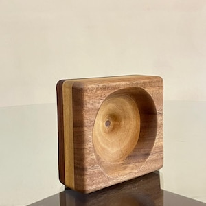 Cuenco Rústico de 3 Maderas