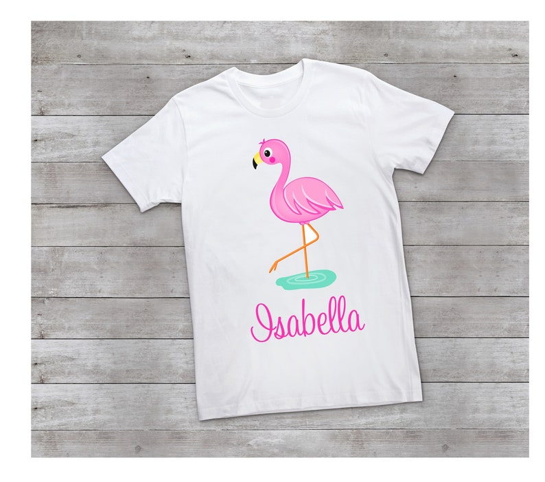 Camisa de flamenco para niños camisa de cumpleaños de Etsy