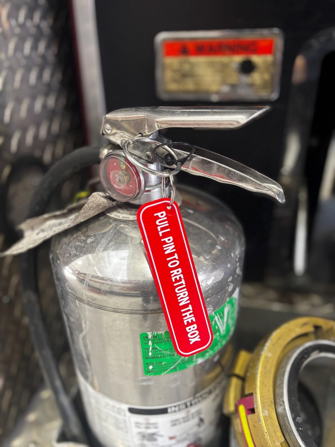 Pull Out Tag Fire Extinguisher Pull Tag- Customizable - Etsy