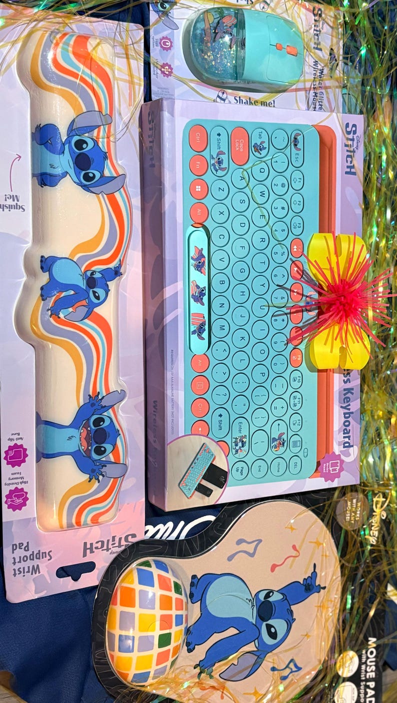 Stitch Computer Adapters Disney Stitch Electronic Accessories - Etsy