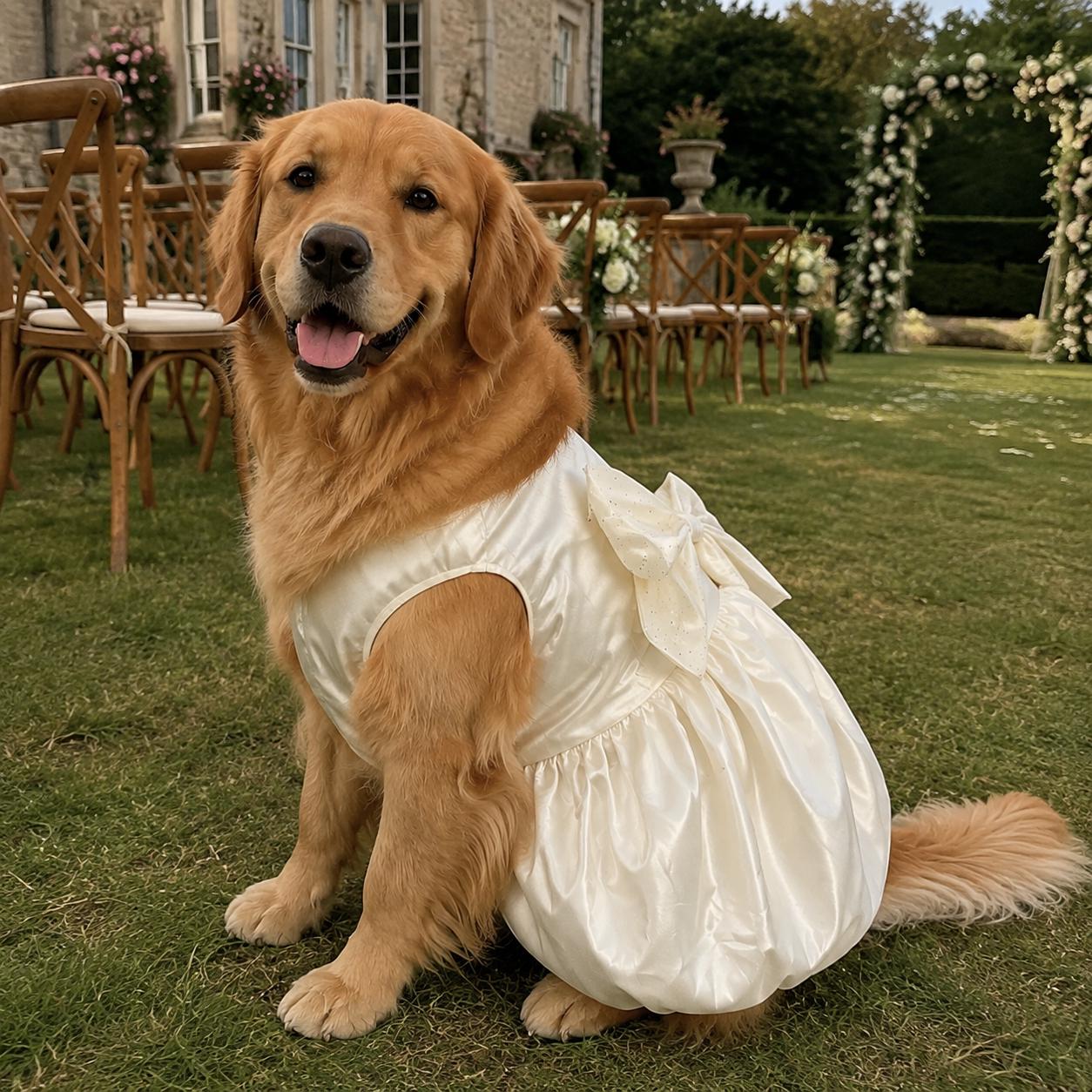 dresses for golden retrievers Dog Dress Large Dogs Outdoor/Backyard