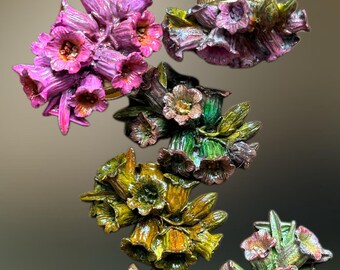Ladeknoppen, bloemen kastgrepen, boho dressoirknoppen hardware, meubelaccessoires