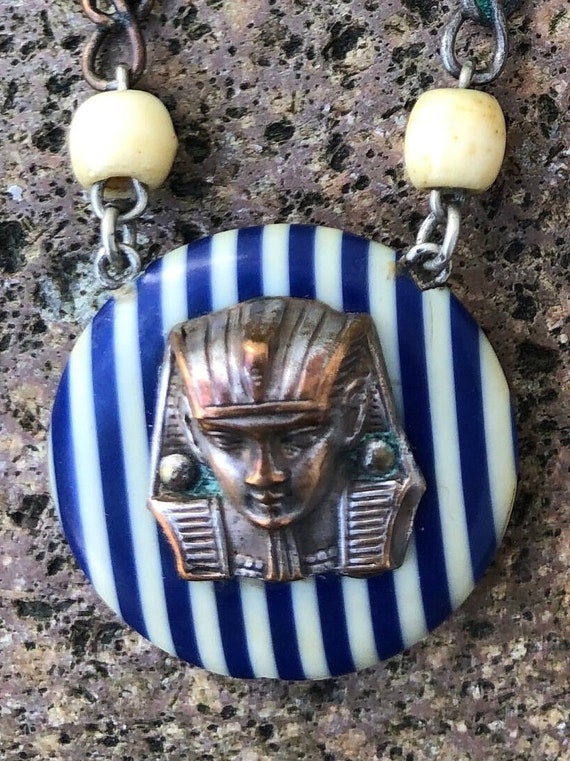 Rare unique antique hand crafted beads Egyptian b… - image 5