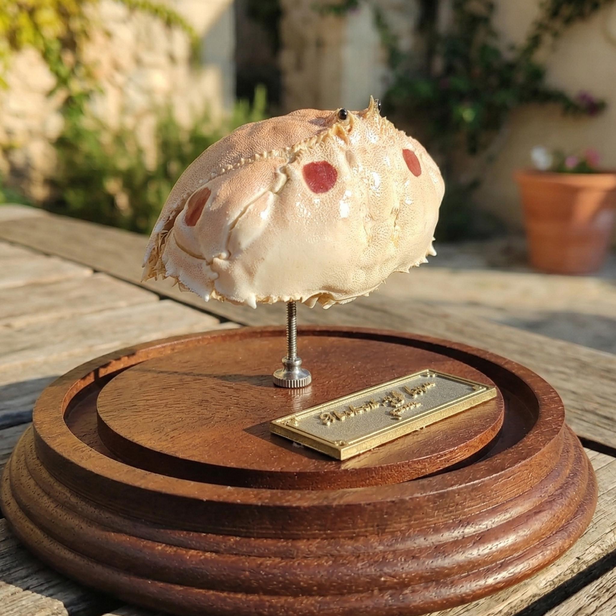 Shamefaced Shamefaced Crab Taxidermy in Glass Dome,crab Specimen,nautical ...