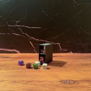 MTG Silverquill Spellbook Deck Box, Custom Commander College Book Case, 3D Printed, Dice Storage, Magnetic Closure, 100 Sleeved Cards image 16