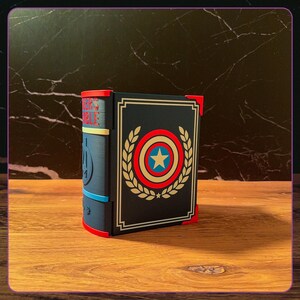 MTG Commander Deck Box, Avengers Assemble, Marvel Inspired Deck Case, 3D Printed, Dice Storage, Magnetic Closure, 100 Sleeved Cards image 3