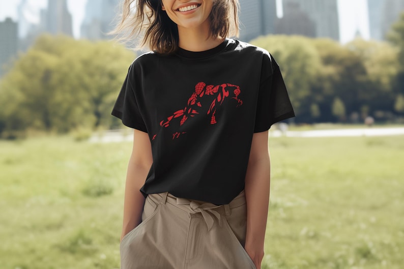 Spiderman T-shirt, Superhero Shirt, Spiderman Tank Top, Super Hero Spider Tee, Spider Movie Crop Top