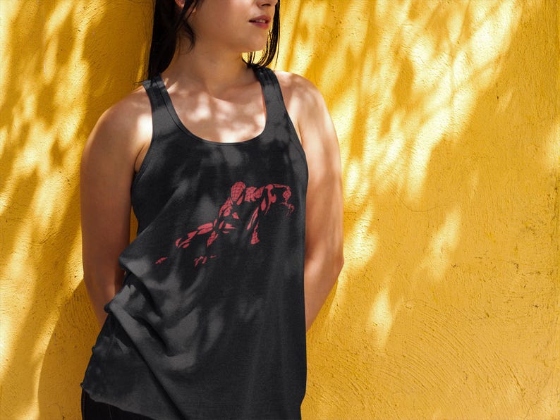 Spiderman T-shirt, Superhero Shirt, Spiderman Tank Top, Super Hero Spider Tee, Spider Movie Crop Top