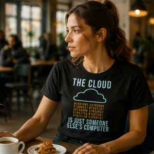 Camiseta "La nube es el ordenador de otra persona" / Camiseta divertida de programación, regalo para programadores, camiseta tecnológica