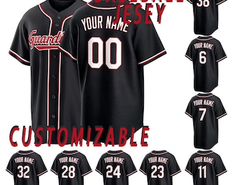 Camiseta de béisbol de Cleveland personalizada, camiseta con nombre y número personalizados, ropa con costuras AII