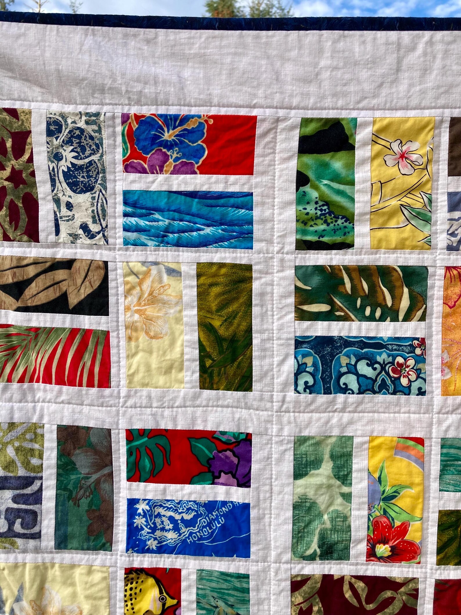 Hawaiian Postcards Handmade Quilt - Etsy