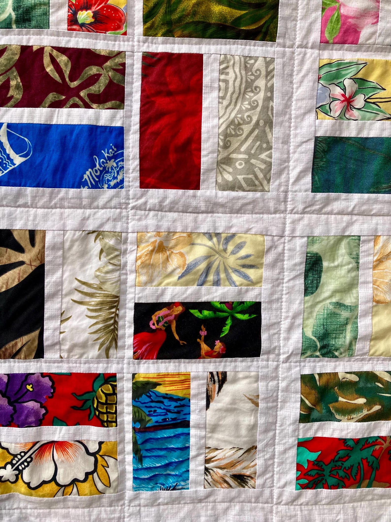 Hawaiian Postcards Handmade Quilt - Etsy