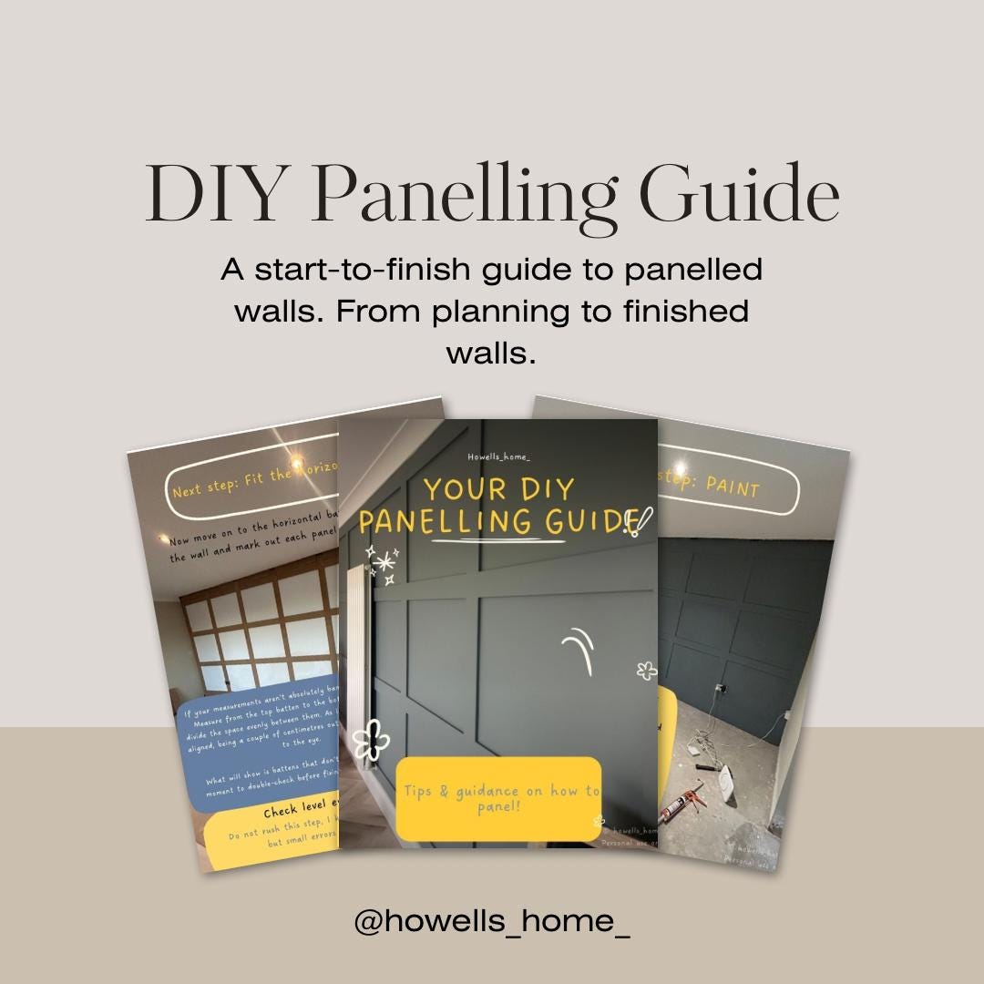 DIY Wall Panelling Guide | Step-by-step Beading Panelling | Materials ...