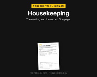 Veiligheidsinstructies voor huishoudelijk personeel met intekenlijst (PDF)
