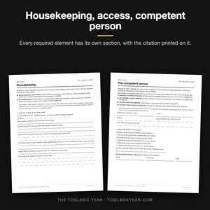 Silica Exposure Control Plan Template | OSHA 1926.1153 Written Plan for Construction | Fillable Contractor Compliance PDF with Table 1 image 3