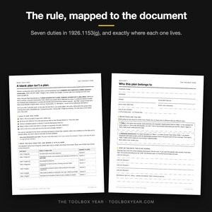 Silica Exposure Control Plan Template | OSHA 1926.1153 Written Plan for Construction | Fillable Contractor Compliance PDF with Table 1 image 5