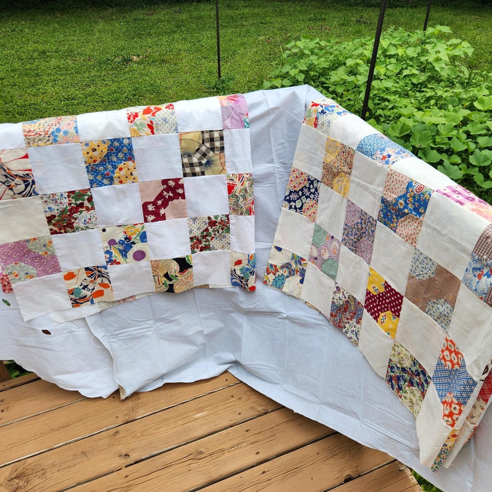 Unfinished Quilt Tops Antique - Etsy