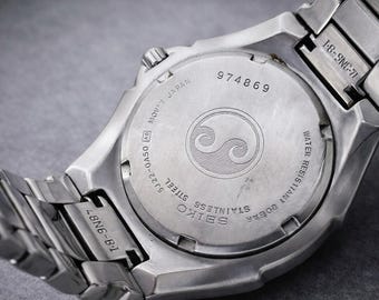 Seiko Kinetic Auto Relay 5J22-0A50 Dive Watch, Rare Vintage 