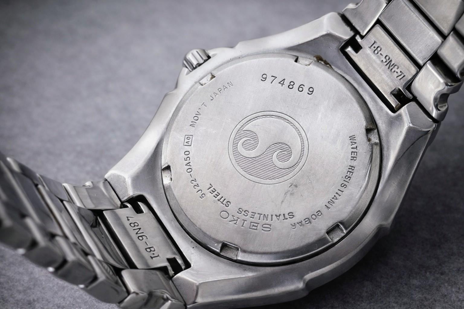 Seiko Kinetic Auto Relay 5J22-0A50 Dive Watch, Rare Vintage