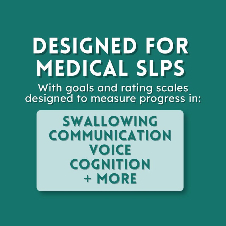 Volume Scale Slp SLP Progress Tracking System – Medical Speech Therapy Rating Scale Tool ...