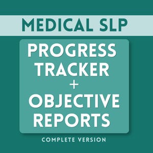 SLP Progress Tracking System – Medical Speech Therapy Rating Scale Tool (Complete Version)