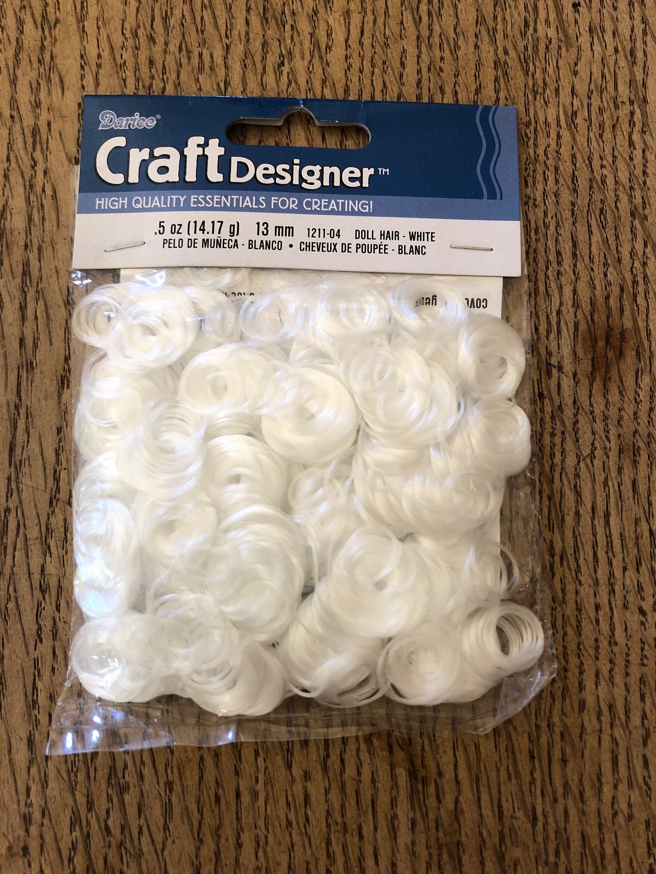 Darice Craft Curly Doll Hair White Vintage Package NIP - Etsy Darice Craft Curly Doll Hair White Vintage Package NIP - Etsy