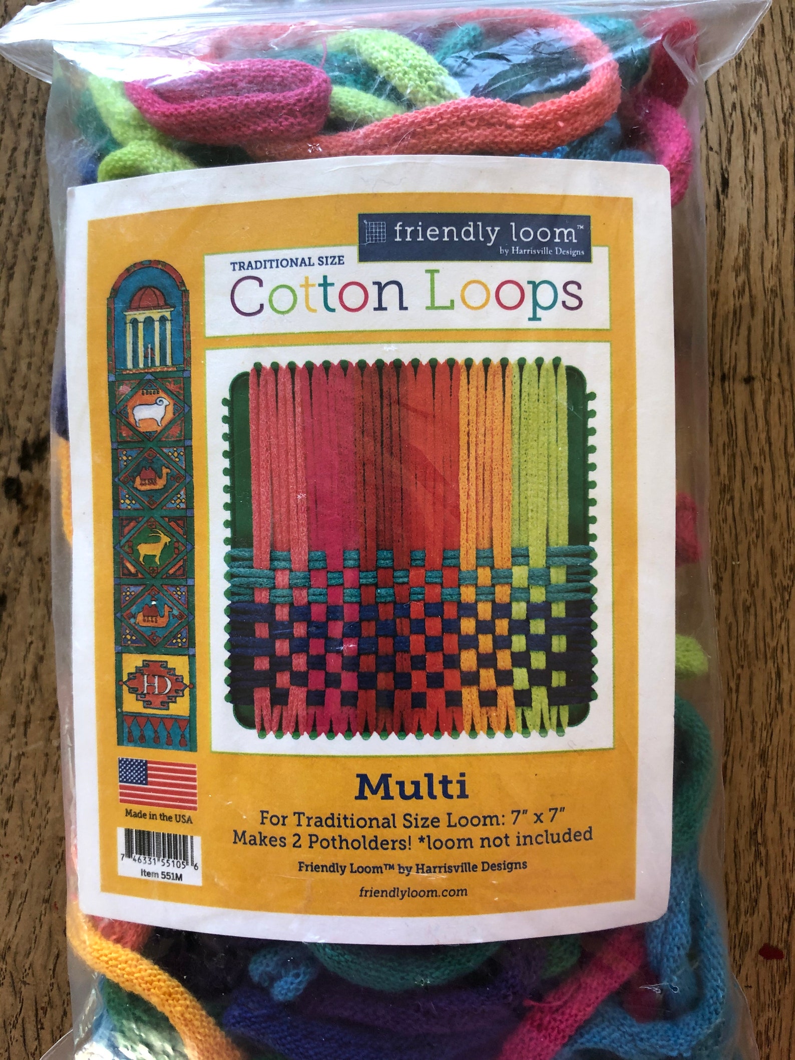 Potholder Loom Cotton LOOPS Multi Color Package for Potholders Etsy