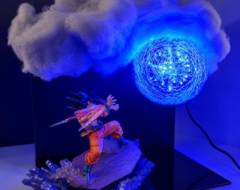 Lampe anime LED Son Goku Kamehameha Dragon Ball Z