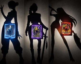 Lampe d'ombre KPop Demon Hunters