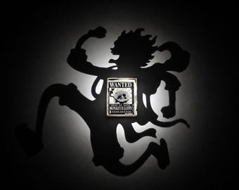 Luffy Gear 5 Shadow Lamp