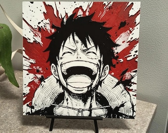 Une pièce Luffy Hueforge Art