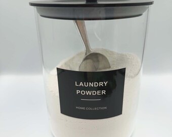 Laundry Powder Natural | Castile Soap, Washing Soda Blend | Eco-Friendly Cleaning | Essential Oils