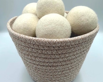 Wool Dryer Balls | Pure New Zealand Wool | Natural Laundry Essentials | Reusable Alternative