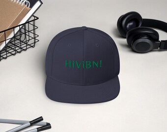 Embroidered Snapback Hat