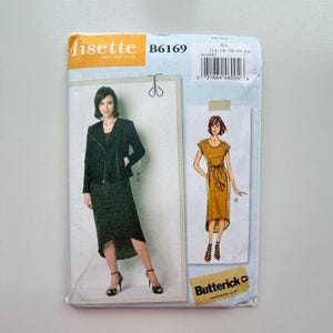 2015 Lisette Butterick B6169 Schnittmuster - Jacke und Kleid (Größen 14-22) - Ungeschnitten und Fabrik gefaltet