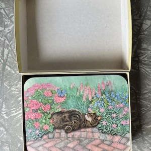 イギリス ヴィンテージ　　　　猫のコースター Kelsey coaster - Etsy 日本