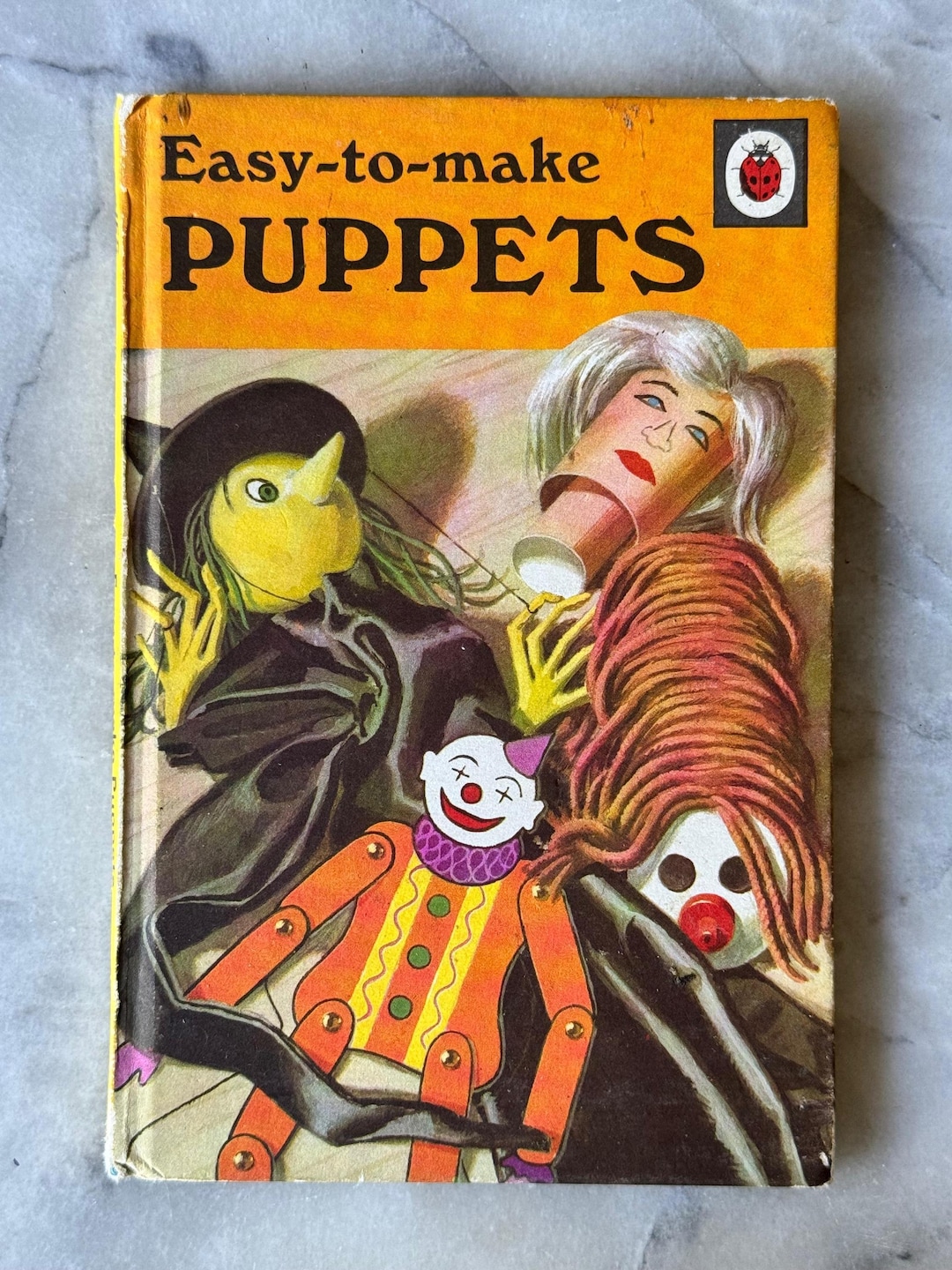 1973 Ladybird Easy-to-make Puppets - Vintage Craft Book - DIY Puppet ...