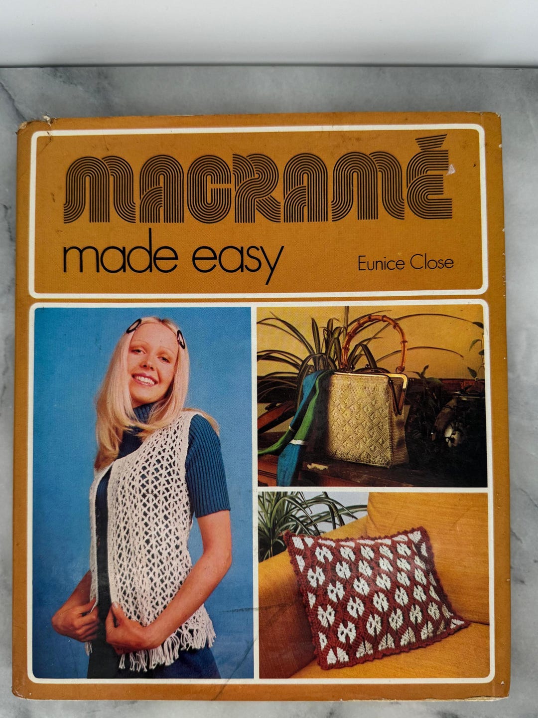 1973 Macramé Made Easy by Eunice Close - Vintage Craft Book - Step-by ...