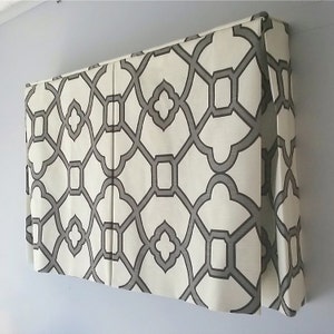 Custom Valance Window Treatment  |  Box Pleat Style  | Designer Quality