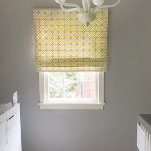Flacher Römerschirm | Fensterdekoration für Kinderzimmer | Spoonflower Stoff