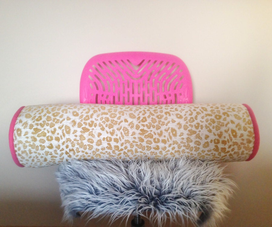 8 x 30 Large Bolster Pillow in Glam Cheetah Fabric with Etsy