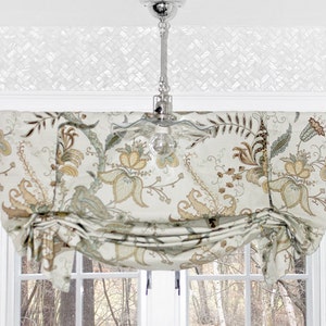 Faux Roman Shade Valance | London Shade | Designer Quality