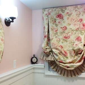 London Roman Shade Window Treatment| Custom Pleats | Designer Quality