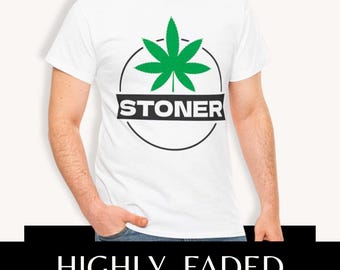 Klassisk stoner-t-shirt | Weed-tröja | Cannabisblad-t-shirt | 420-grafik-t-shirt | Marijuana-älskare-gåva | Unisex stoner-tröja | High Life Apparel