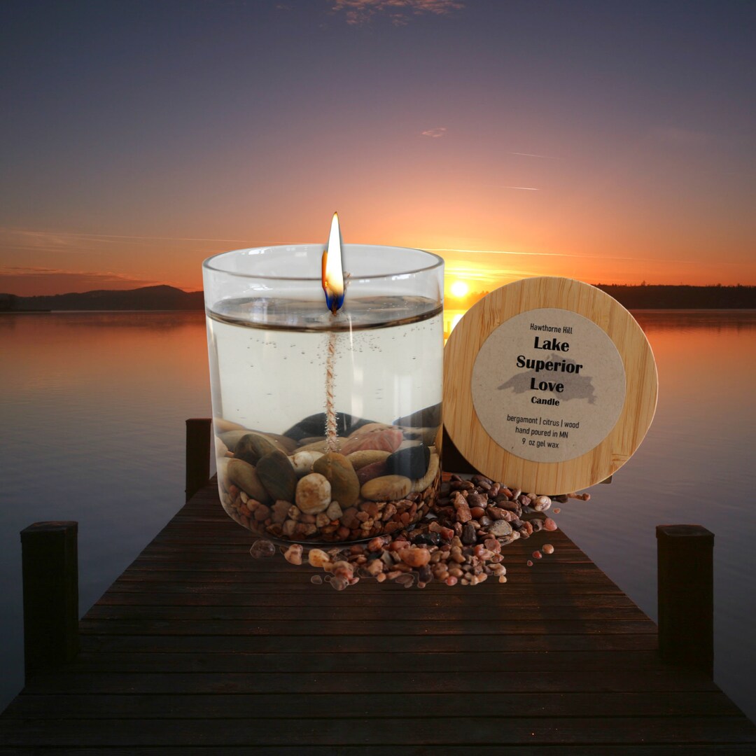 16 Oz Lake Superior Love Candlelake Candle Cabin Candle Lake Superior
