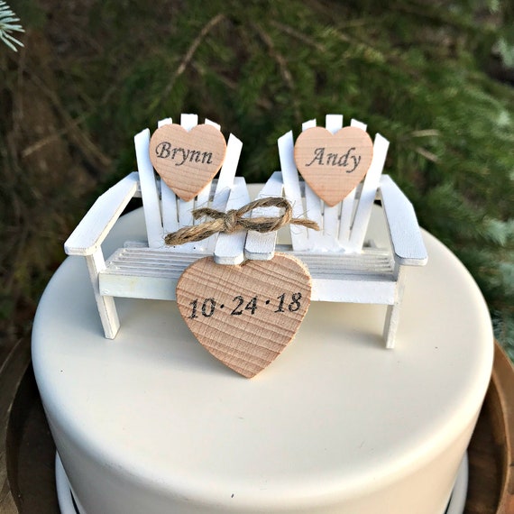 Beach Chair Wedding Cake Toppers